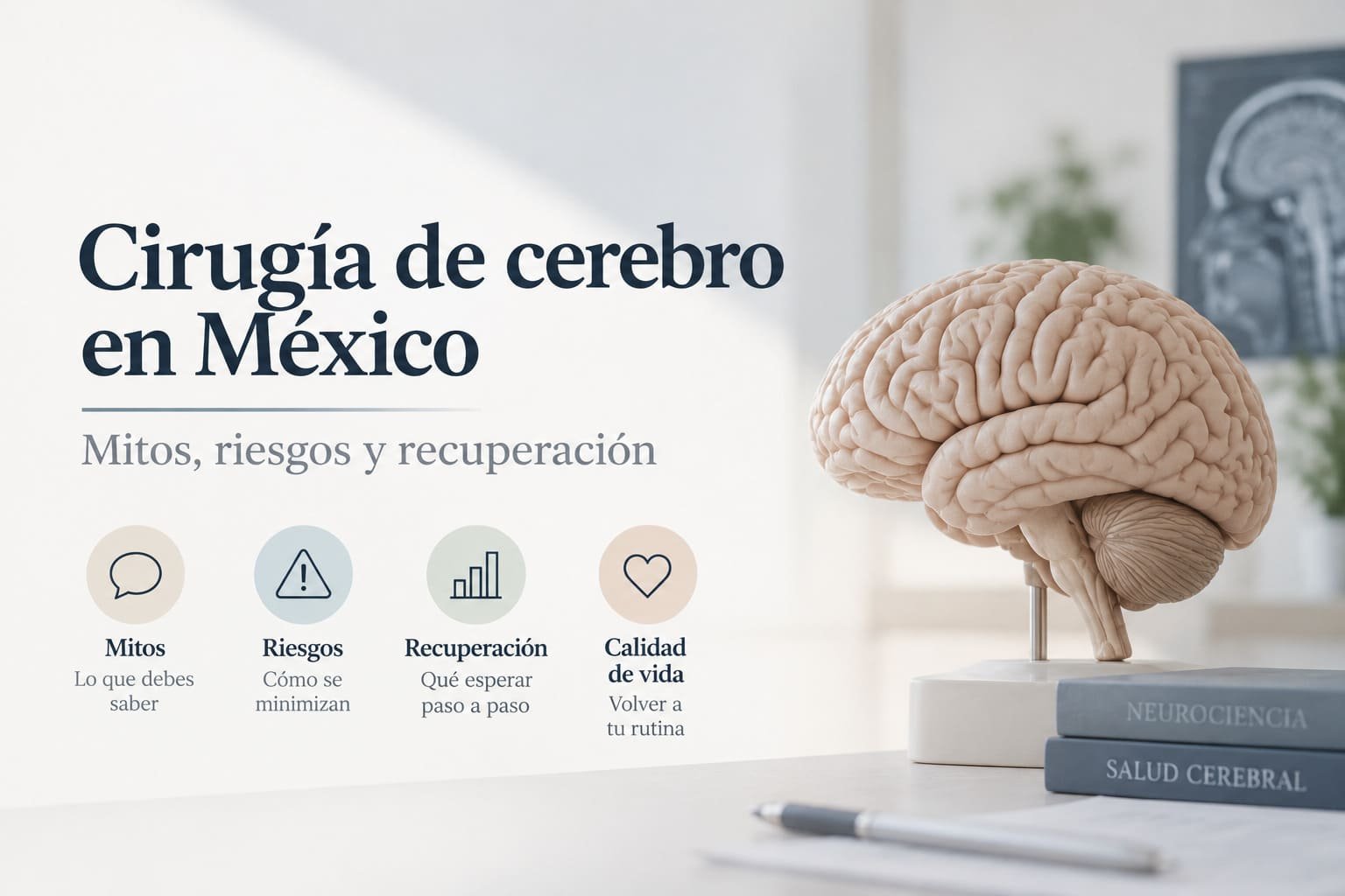 Cirugía de cerebro en México: mitos, riesgos y recuperación