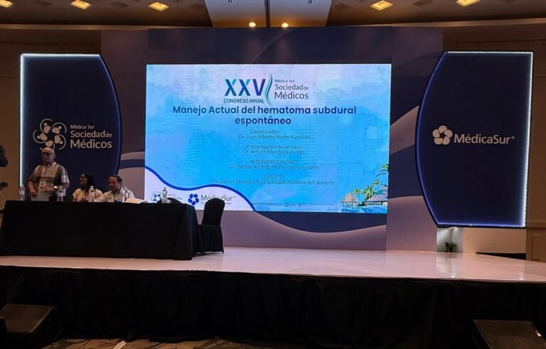 XXV Congreso MSSM en Nayarit: Manejo actual del hematoma subdural espontáneo