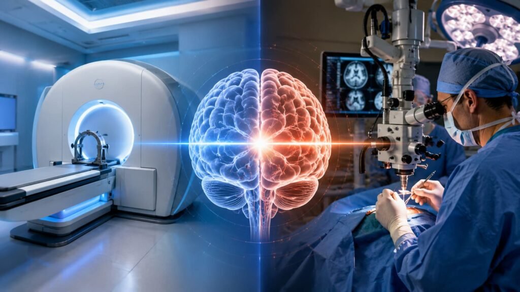Gamma Knife vs cirugía tradicional para el tratamiento de lesiones cerebrales en Médica Sur CDMX