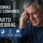 Síntomas poco comunes de un infarto cerebral como visión borrosa, mareo y pérdida del equilibrio
